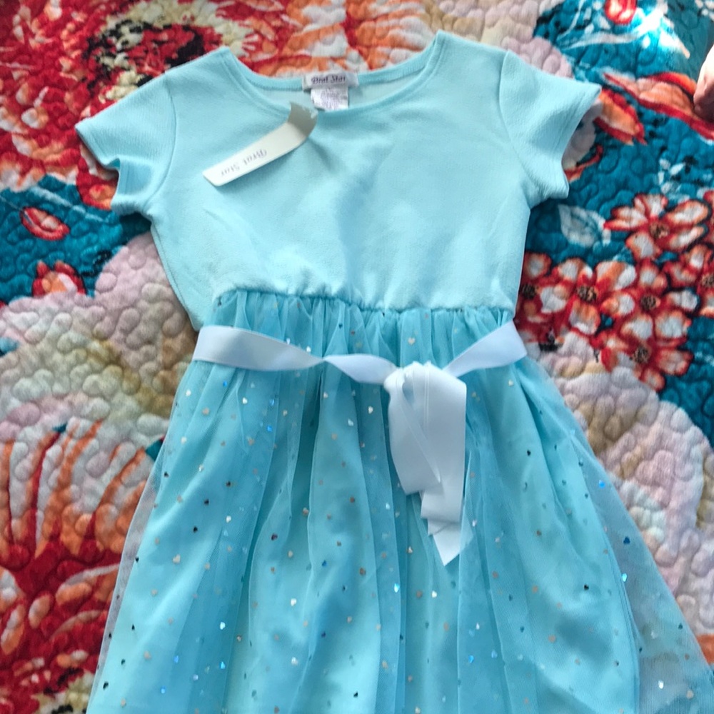 Light blue spring dress